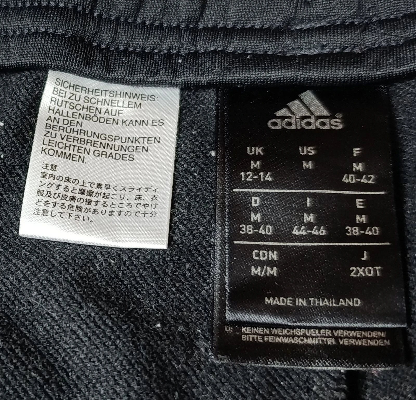 Pantalones de chándal Adidas para mujer, negros con rayas rosas, talla M – photo 7